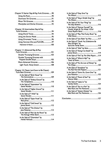 Image of The Total Funk Bassist: A Fun and Comprehensive Overview of Funk Bass Playing (The Total Bassist)