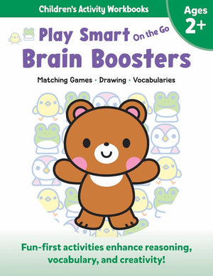Play Smart On the Go Brain Boosters Ages 2+: Matching Games, Drawing, Vocabularies (Play Smart On the Go Activity Workbooks)