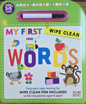 Words - My First Wipe Clean Book