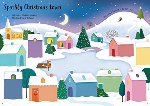 Image of SPARKLY CHRISTMAS TREES: A FESTIVE CHRISTMAS CREATIVITY INSPIRATION WITH SPARKLY STICKERS, ENCHANTING SCENES, AND FRIENDLY ANIMAL CHARACTERS FOR KIDS (SPARKLY STICKER BOOKS)