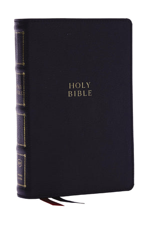 KJV Holy Bible: Compact Bible with 43000 Center-Column Cross References Black Genuine Leather Red Letter Comfort Print: King James Version