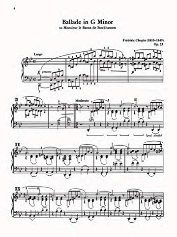 Image of BALLADE IN G MINOR (ALFRED MASTERWORK EDITION)