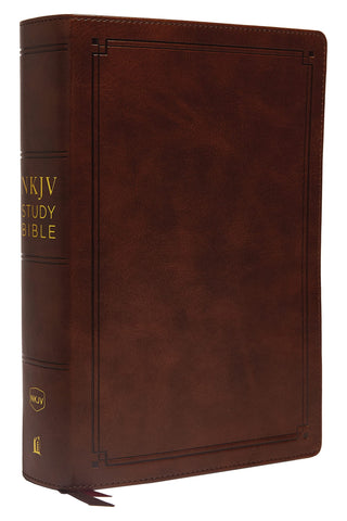 Image of NKJV STUDY BIBLE, LEATHERSOFT, BROWN, COMFORT PRINT: THE COMPLETE RESOURCE FOR STUDYING GODâ€™S WORD