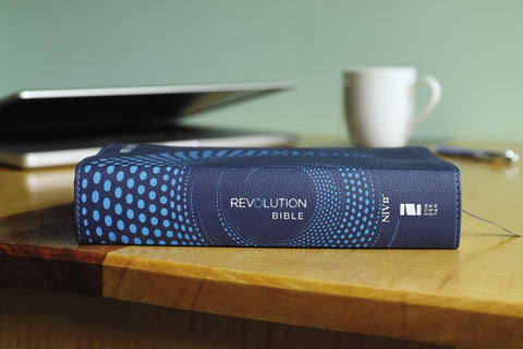 Image of NIV, REVOLUTION BIBLE, LEATHERSOFT, BLUE: THE BIBLE FOR TEEN GUYS