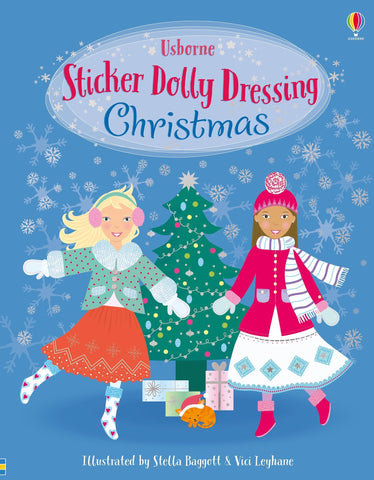 Image of STICKER DOLLY DRESSING CHRISTMAS: A FESTIVE CHRISTMAS DRESS-UP ADVENTURE WITH GLAMOROUS BALLS, ICE SKATING, BALLET, CARRIAGE RIDES AND MORE IN THE BESTSELLING STICKER DOLLY DRESSING SERIES