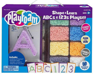 Playfoam Shape & Learn ABCs & 123s Playset