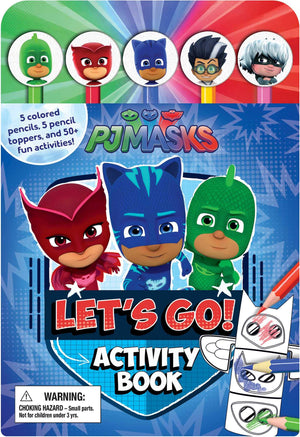 PJ Masks Let's Go Activity Book (Pencil Toppers)