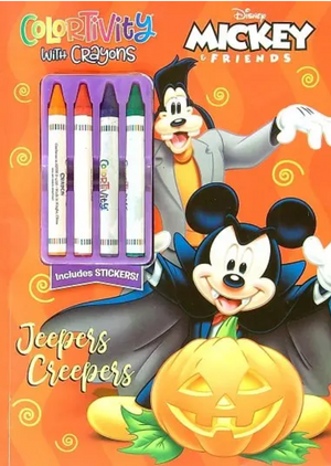 Jeepers Creepers (Disney Mickey & Friends, Colortivity with Crayons)