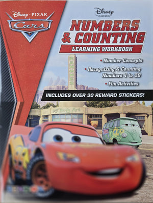 Cars Math W/Stickers