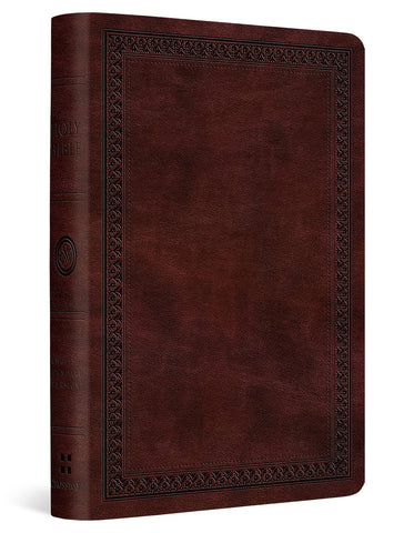 Image of ESV VALUE COMPACT BIBLE (TRUTONE, MAHOGANY, BORDER DESIGN)