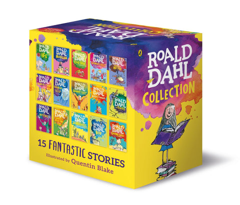 Image of Roald Dahl Collection 15 Fantastic Stories Box Set Including Boy, The BFG, Matilda and Charlie and the Chocolate Factory